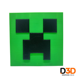 Lampara Velador Minecraft Creeper