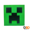 Lampara Velador Minecraft Creeper