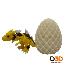 Dinosaurios Articulados con huevo