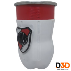 Chop Aluminio Botella Cortada River Plate