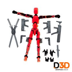 Dummy Articulado con Accesorios