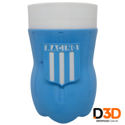 Chop Aluminio Botella Cortada Racing