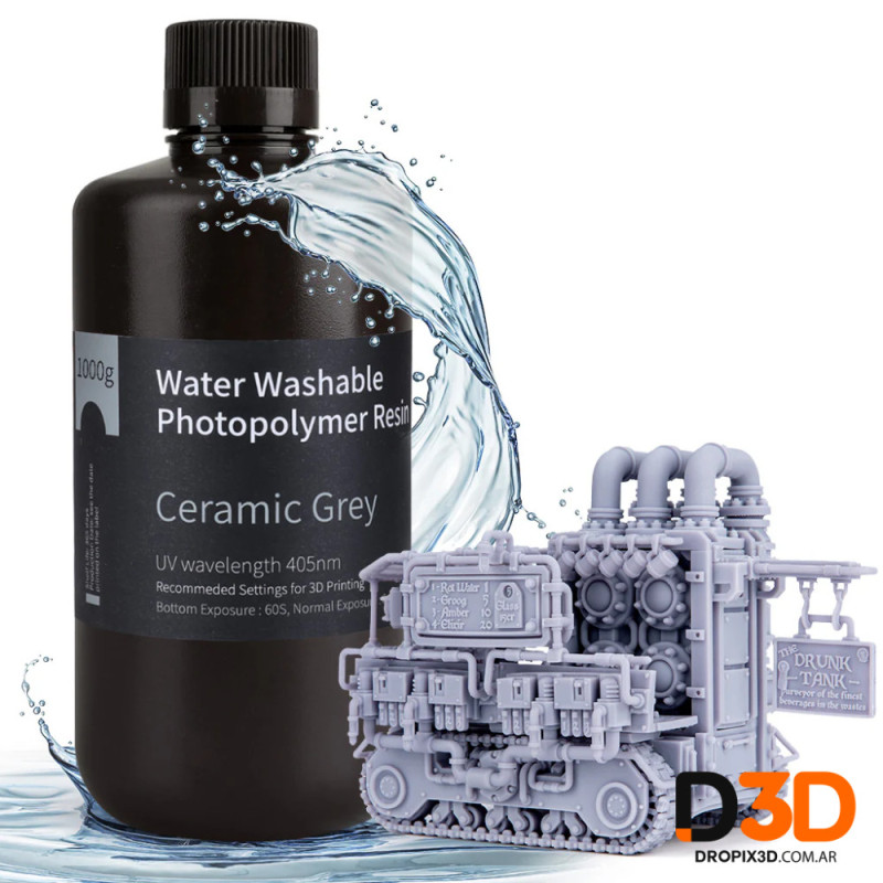 Resina Elegoo Lavable al Agua 1000
