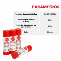 Barra Pegamento Pvp Adhesivo