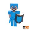 Figura Minecraft Steve Articulado 15cm