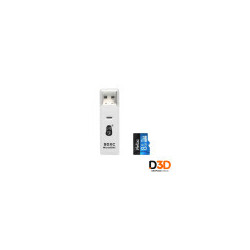 Kit Lector de Tarjeta de Memoria + MicroSDHC Netac 8GB Clase 10 Simil