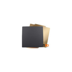Cama Fleje + Base Carbono PEI Satinado Rugoso 235X235 | DroPix 3D