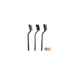 Kit x3 Cepillo Alambre Cobre Nylon | DroPix 3D