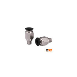 Acople Neumatico Racor Pc4 M6 Pasante | DroPix 3D
